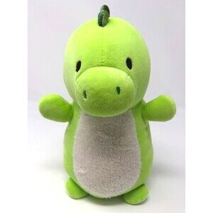 Squishmallows Hug Mees Jak Green White Dragon 10" Soft Plush Animal Pillow Toy
